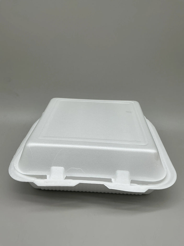 9*6 . 5*2. WHITE HINGD FOAM CONTAINER - REYMA