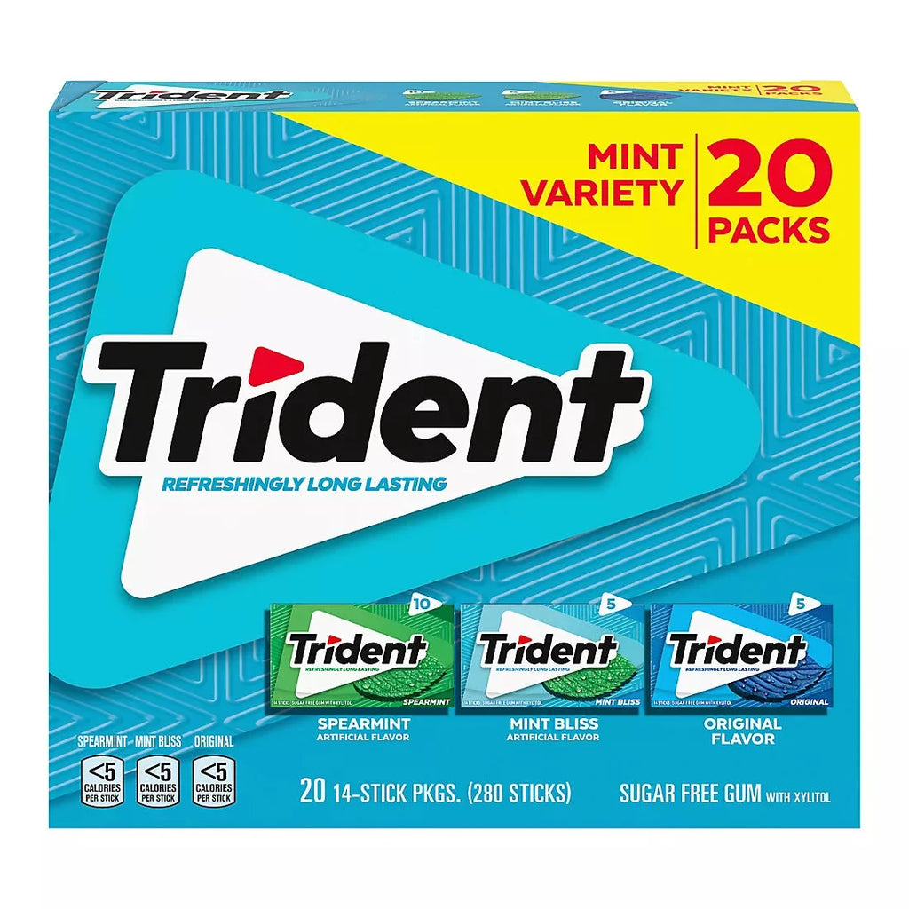 TRIDENT GUM MINT VARIETY