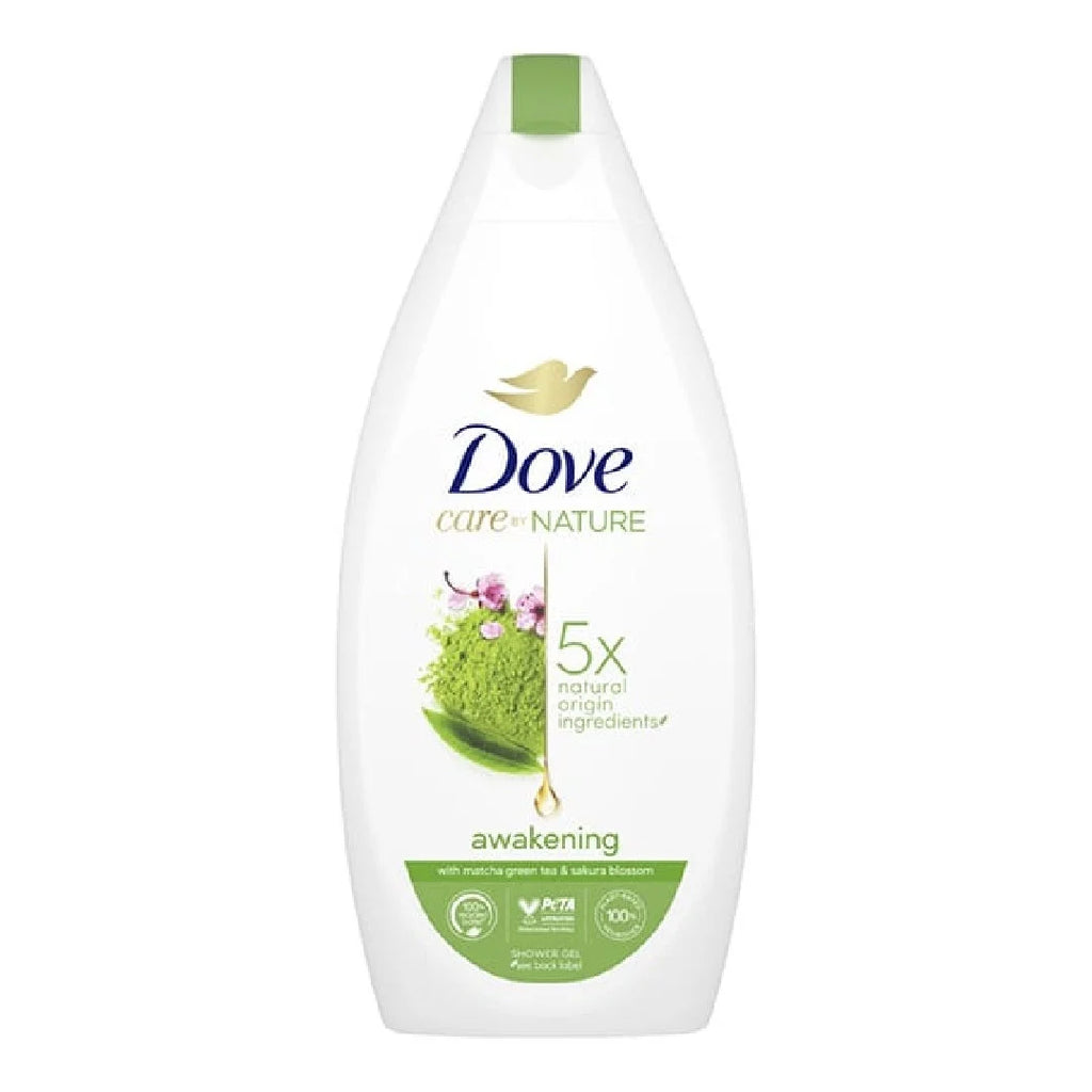 DOVE BODY WASH MACHA GREEN TEA AND SAKURA BLOSSOM 400 ML