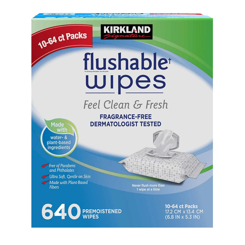 KIRKLAND FLUSHABLE WIPES