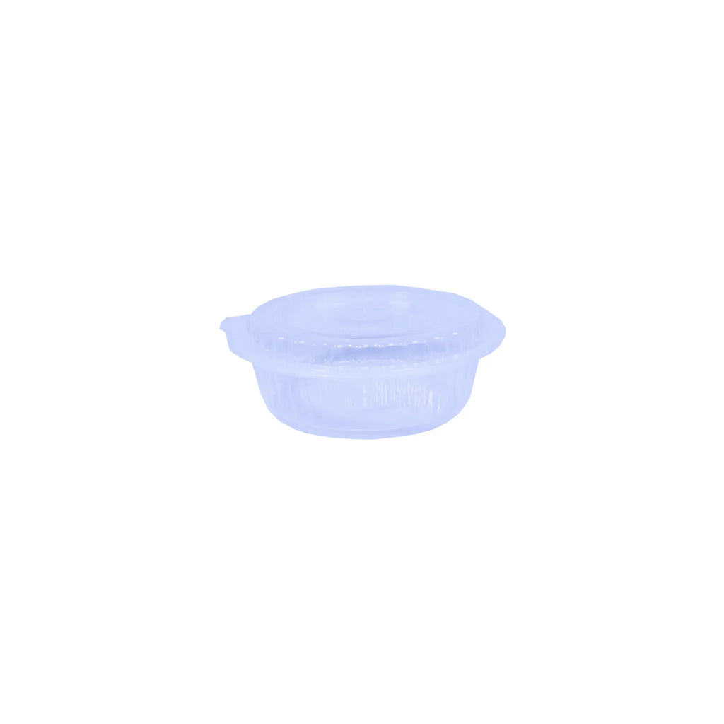 16 OZ Round Clear Food Container w/Lid