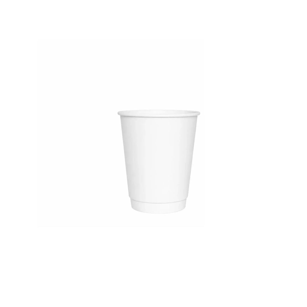 12oz Hot Paper Cups White Double wall