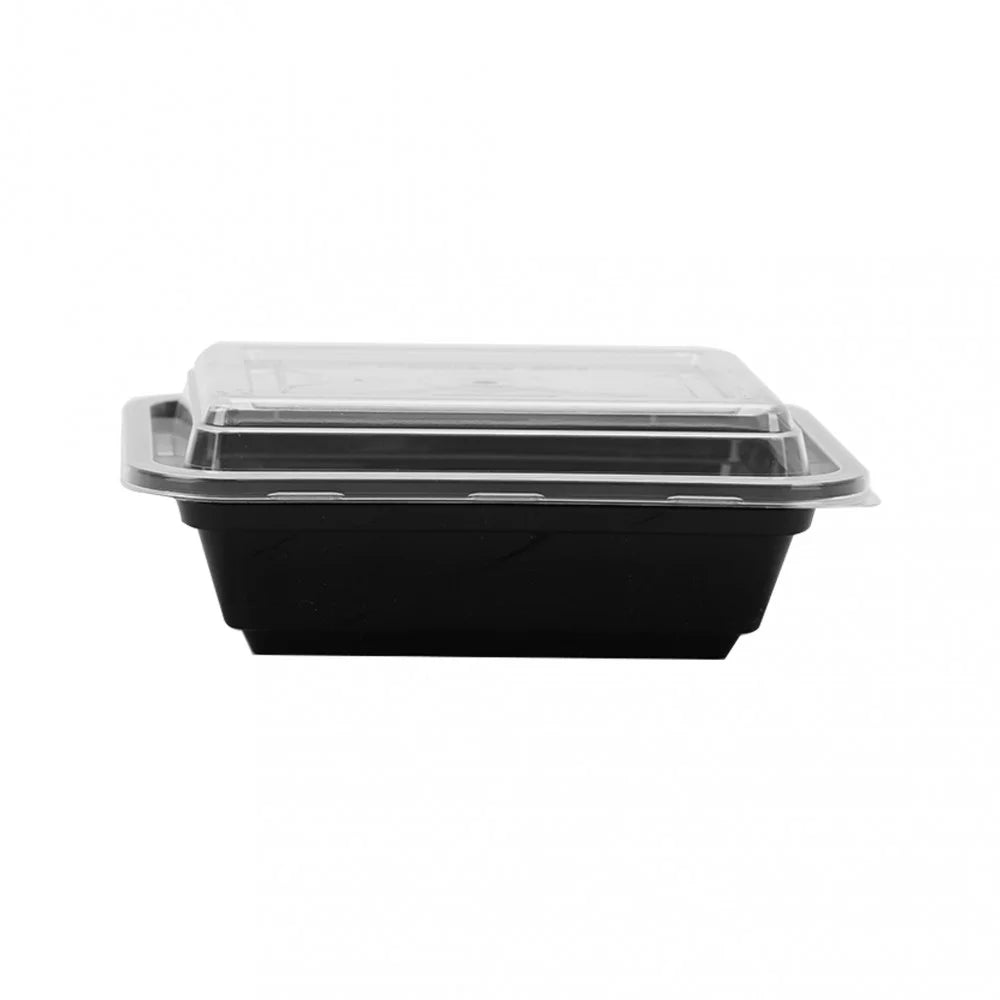 8 OZ RECTANGLE FOOD CONTANIR W/LID