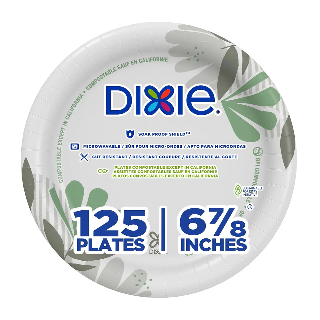 6 7/8 IN PAPER PLATES - DIXIE