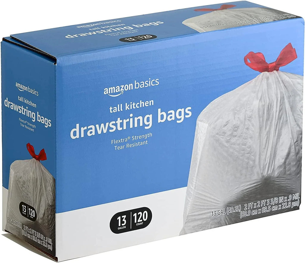 AMAZON BASICS DRAWSTRING TRSH BAGS