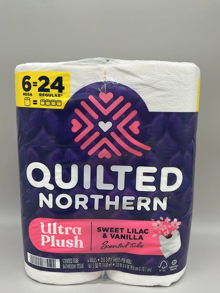 ULTRA PLUSH SCENTED TUBE BATH TISSUE - QUILTED NORTHERN
